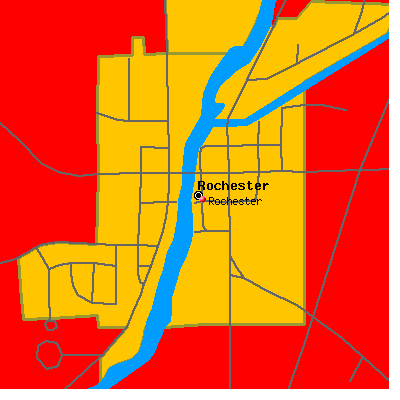 Rochester map