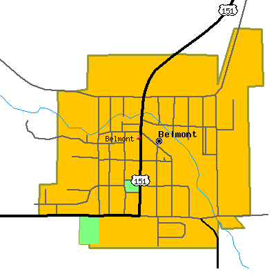Belmont map