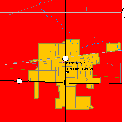 Union Grove map