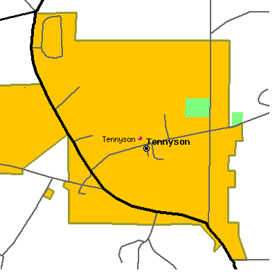 Tennyson map