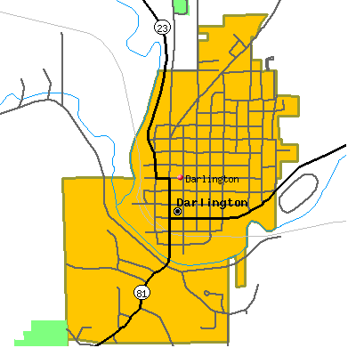 Darlington map