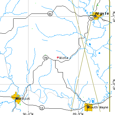 Wiota map