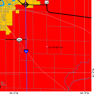 La Prairie map