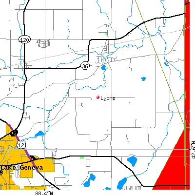 Lyons map