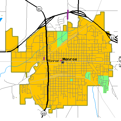 Monroe map