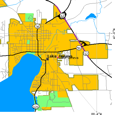 Lake Geneva map