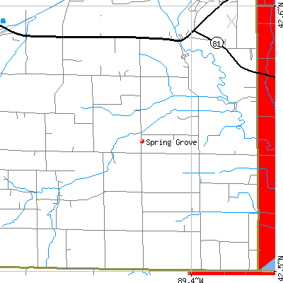 Spring Grove map