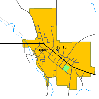 Benton map
