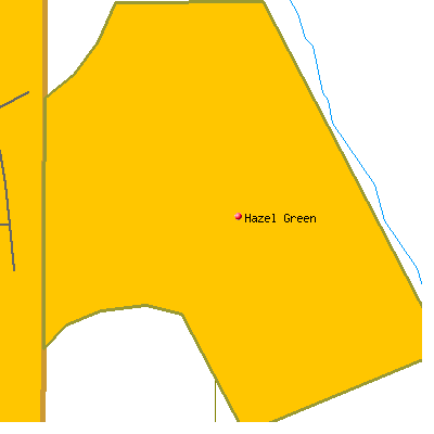Hazel Green map