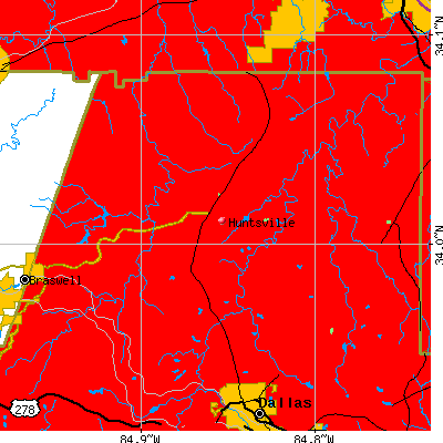 Huntsville map