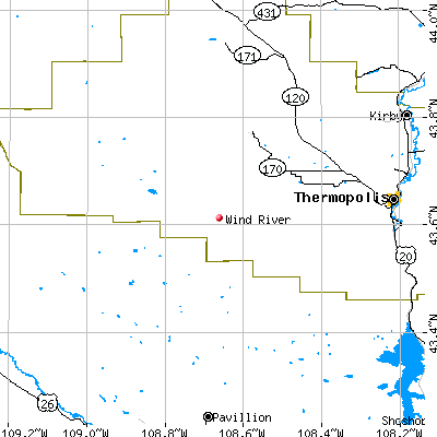 Wind River map
