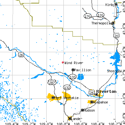 Wind River map