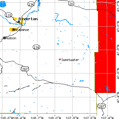 Sweetwater map