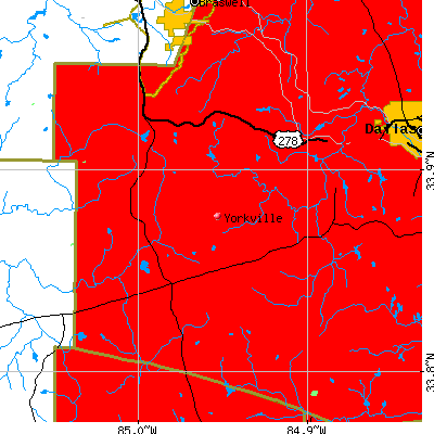 Yorkville map
