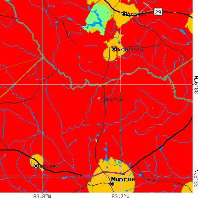 Campton map