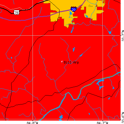 Bill Arp map