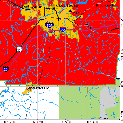 Big Sandy-Duncanville map
