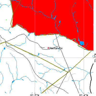 Panhandle map