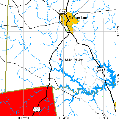 Little River map