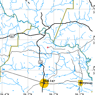 Carsonville-Panhandle map