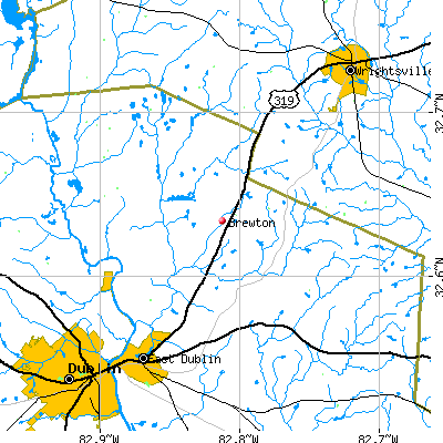 Brewton map