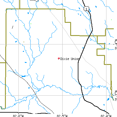 Dixie Union map