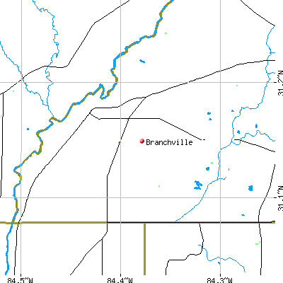 Branchville map