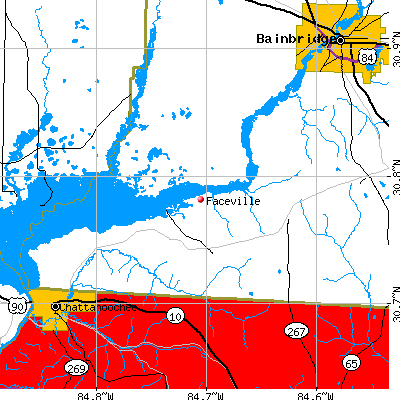 Faceville map