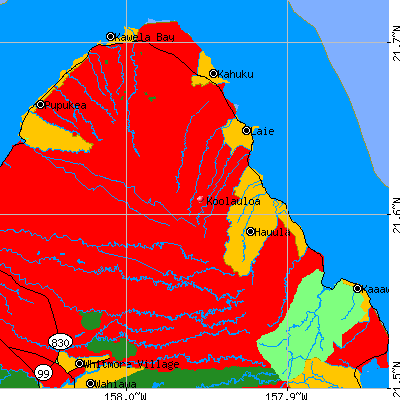 Koolauloa map