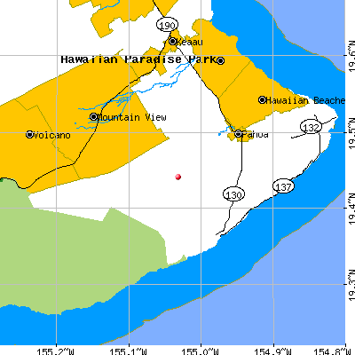 Pahoa-Kalapana map