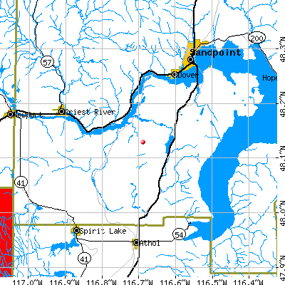 Blanchard-Glengary map