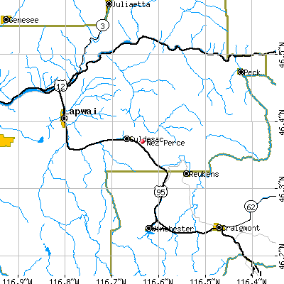 Nez Perce map