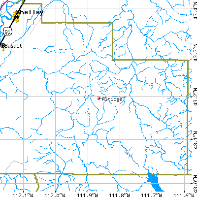 Alridge map