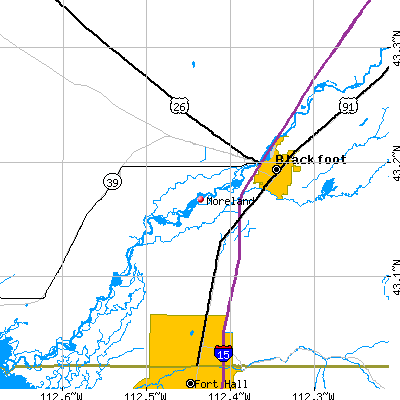 Moreland map