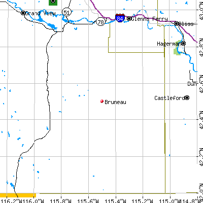 Bruneau map