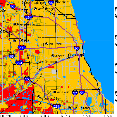 Chicago map