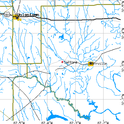 Safford map