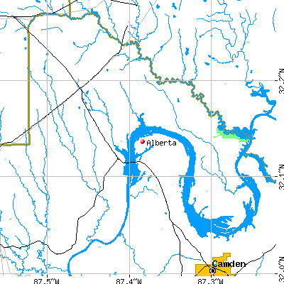 Alberta map