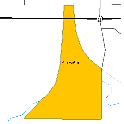 Hiawatha map