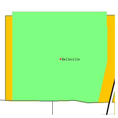 Belleville map