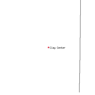 Clay Center map