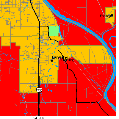 Lansing map