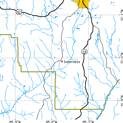 Inverness map