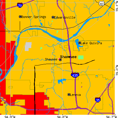 Shawnee map