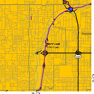 Merriam map