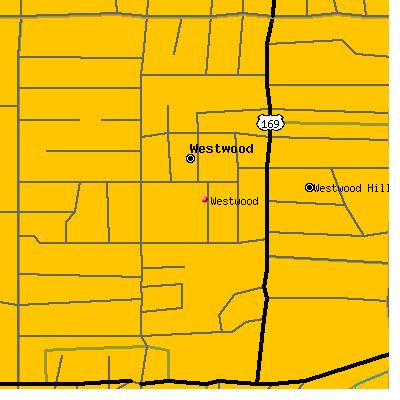 Westwood map