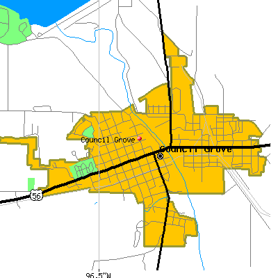 Council Grove map
