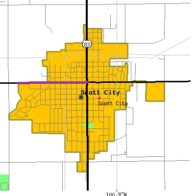 Scott City map