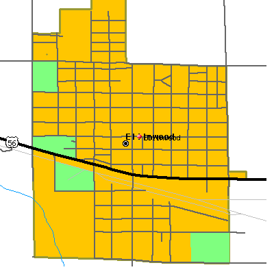 Ellinwood map