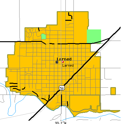 Larned map